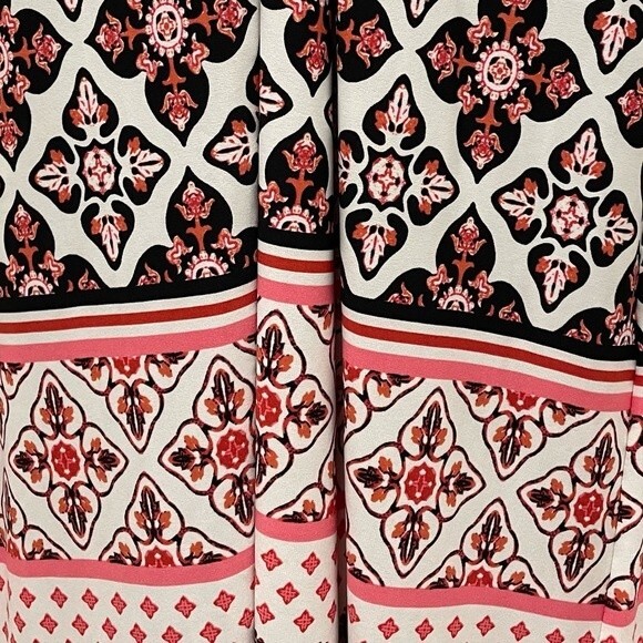 White House Black Market Twist-Detail Printed Knit Maxi Dress Women’s Size Small - Picture 6 of 11
